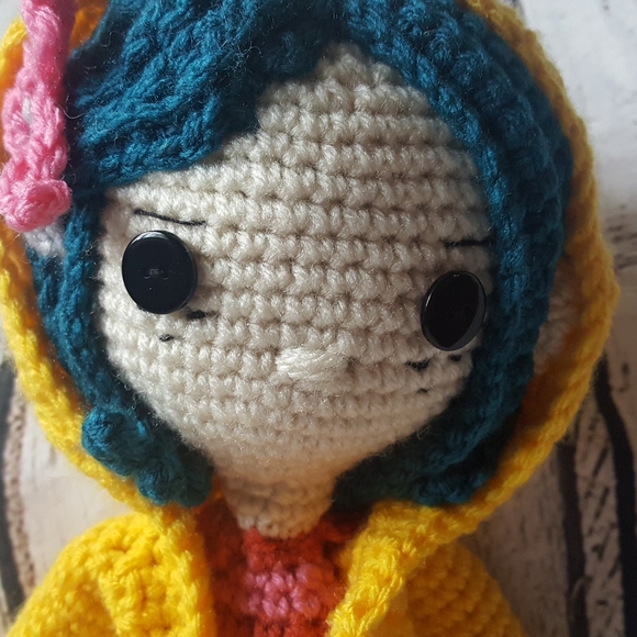 Crochet Coraline Doll - Picture 9 of 16
